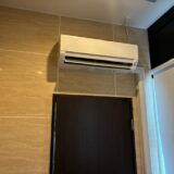 トイレにエアコン新設工事